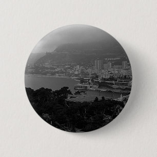 Vintage Monaco Monte-Carlo coast view Watch 6 Cm Round Badge