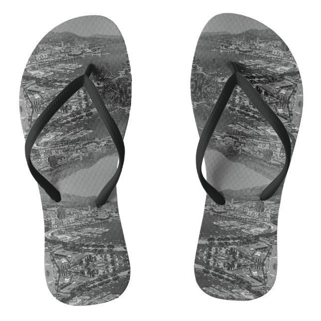 Vintage Monaco Monte-Carlo General view Thongs (Footbed)