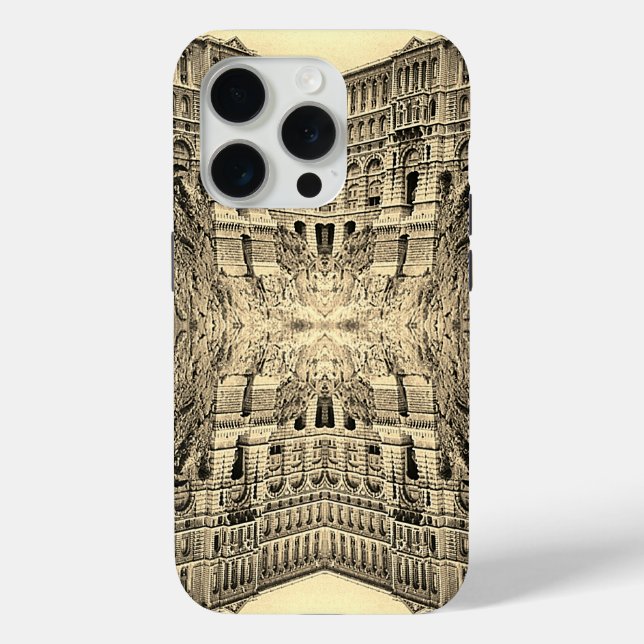 Vintage Monaco Oceanographic Museum Case-Mate iPhone Case (Back)