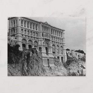 Vintage Monaco Oceanographic Museum Postcard