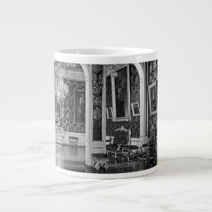 Vintage Monaco Palace Prince Blue Room Throw Pillo Large Coffee Mug