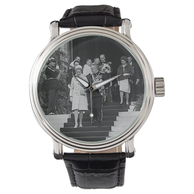 Vintage Monaco Prince Albert and Princess Grace Watch (Front)