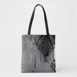 Vintage Monaco Prince's palace Hercule Gallery Tote Bag