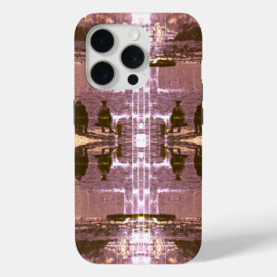 Vintage Monaco Principality fishermans port iPhone 15 Pro Case