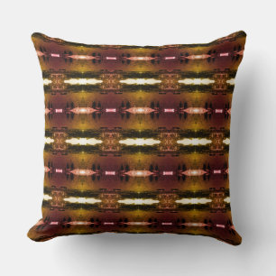 Vintage Monaco Principality fishermans port Throw Cushion