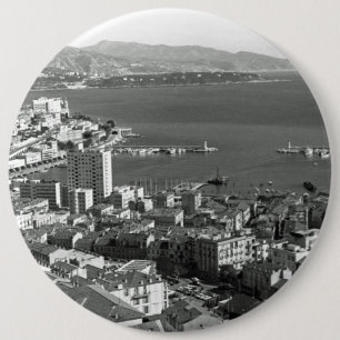 Vintage Monaco Principality Monte Carlo port 1970 6 Cm Round Badge