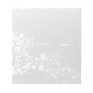 Vintage Monaco Principality port overview 1970 Notepad