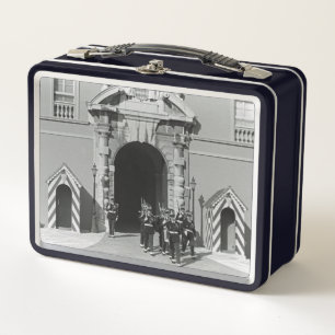 Vintage Monaco Principality princely palace Metal Lunch Box