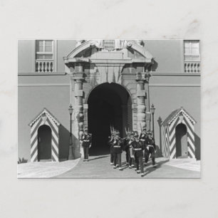 Vintage Monaco Principality princely palace Postcard