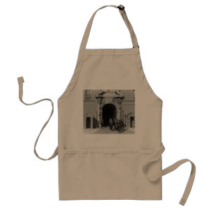Vintage Monaco Principality princely palace Standard Apron