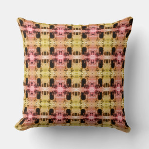 Vintage Monaco Principality princely palace Throw Cushion