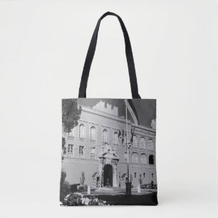 Vintage Monaco Principality princely palace Tote Bag