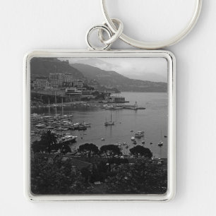 Vintage Monaco Principality The port 1970 Key Ring