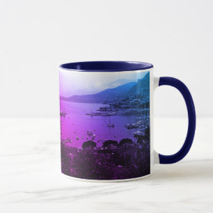 Vintage Monaco Principality The port 1970 Mug