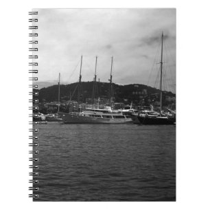 Vintage Monaco Principality The port 1970 Notebook