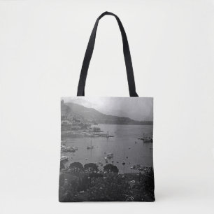 Vintage Monaco Principality The port Tote Bag