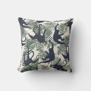 Vintage Monkey Pattern Cushion