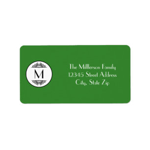 Vintage Monogram - Address Label