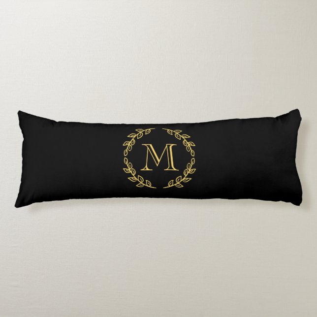 Vintage Monogram Body Cushion (Front)