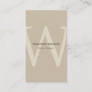 Vintage Monogram Business Cards - Groupon