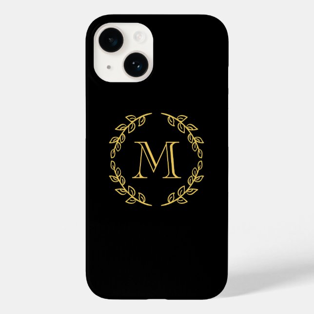 Vintage Monogram Case-Mate iPhone Case (Back)