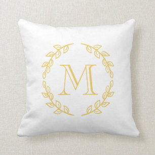 Vintage Monogram Cushion