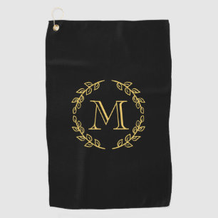 Vintage Monogram Golf Towel