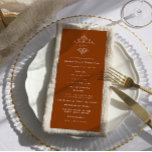 Vintage Monogram | Ornate Boho Wedding Program<br><div class="desc">Vintage monogram wedding collection. Can be customised to any colour combo. Less can be more. This is the inspiration behind this modern, minimalist collection. Featuring trendy fonts and layouts in minimal modern styling. Don’t get it twisted… minimal doesn’t mean lacking, plain or dull… instead, think of it as refined, timeless,...</div>