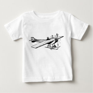 Vintage Monoplane - Black Baby T-Shirt