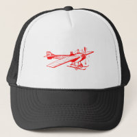 Vintage Monoplane - Red