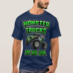 Vintage Monster Truck are My Jam, Truck Boys Birth T-Shirt