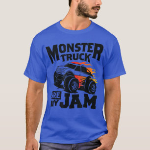 Vintage Monster Truck Are My Jams Retro Monster Tr T-Shirt