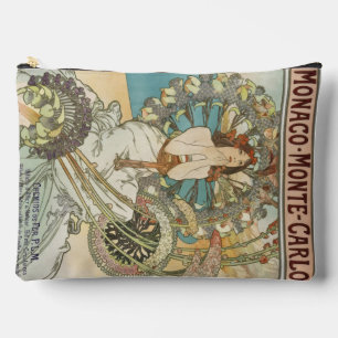Vintage Mont-Carlo Poster by Alphonse Mucha  Accessory Pouch