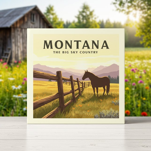 Vintage Montana Ceramic Tile (Creator Uploaded)