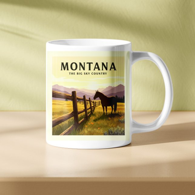 Vintage Montana Coffee Mug (Creator Uploaded)