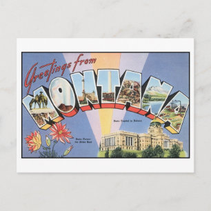 Vintage Montana Postcard