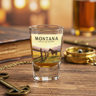 Vintage Montana Shot Glass