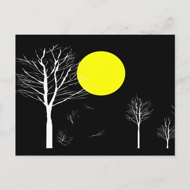 Vintage Moon Night #2 Postcard (Front)