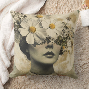 Vintage Moonlit - Boho Vintage Elegance Cushion