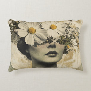 Vintage Moonlit - Boho Vintage Elegance Decorative Cushion
