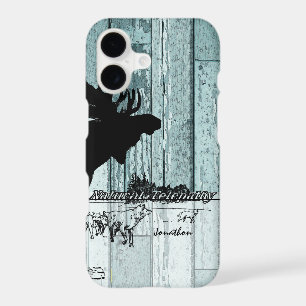 Vintage Moose and Wolf Wildlife 