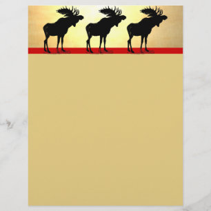 Vintage Moose Christmas