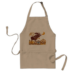 Vintage Moose Gifts Standard Apron