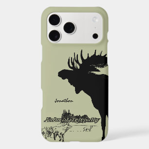 Vintage Moose Wolf Wildlife Choose Colour