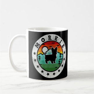 Vintage Morkie Retro Dog Mum Dad Coffee Mug