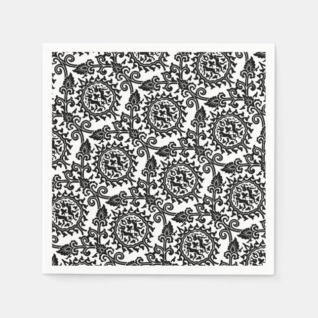 Vintage Moroccan Pattern Napkin (Front)