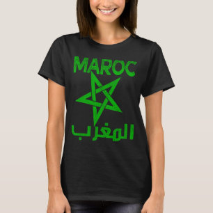 Vintage Morocco I Love Morocco Map Morocco Soccer T-Shirt