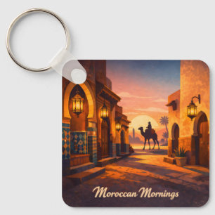 Vintage Morocco Travel - Moroccan Mornings Key Ring