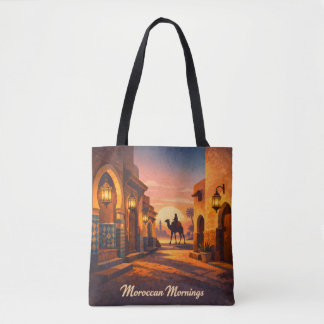 Vintage Morocco Travel - Moroccan Mornings Tote Bag