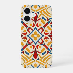 vintage mosaic, Mandala Pattern iPhone 16 Case